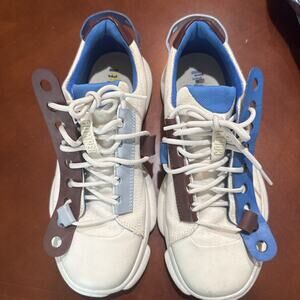 Camper Twins Multicolored Recycled Cotton Leather Sneakers Shoes Rare Bulky